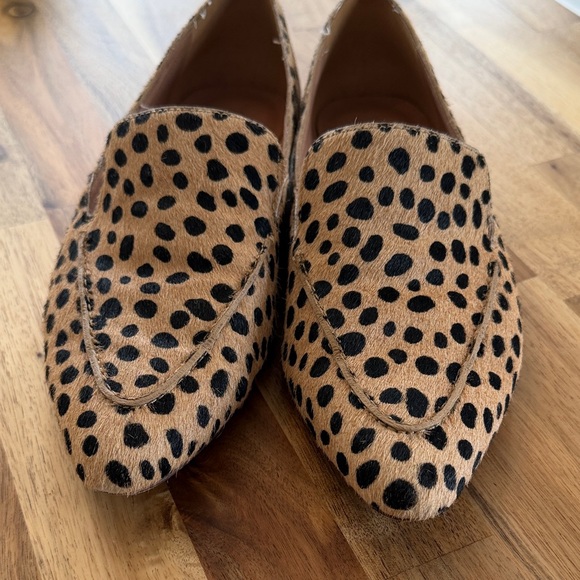 Madewell Shoes - Madewell Cheetah-Print Pointed Toe Loafers in Tan and Black